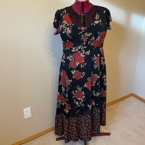Torrid Roses and Lace dress